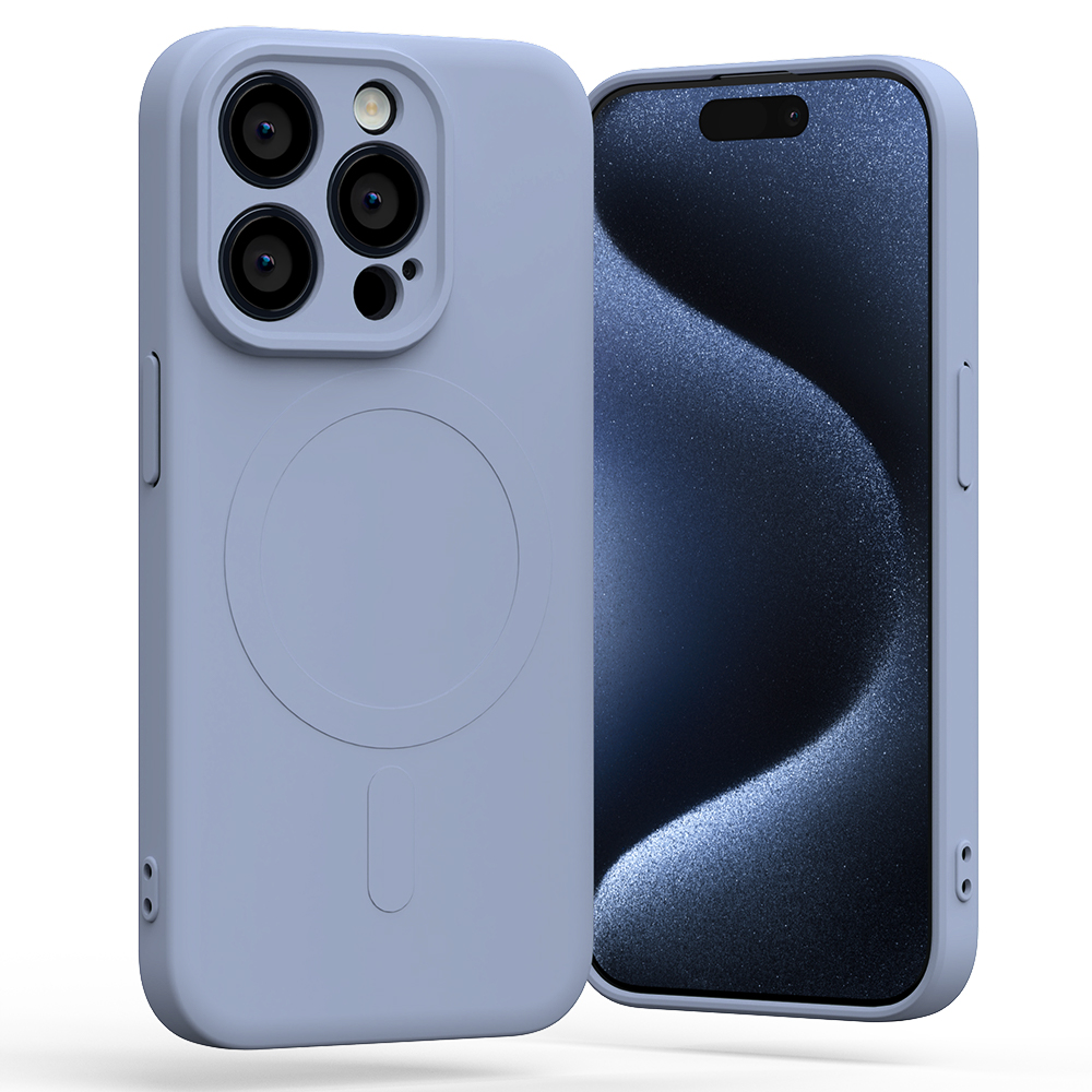 Ochranný kryt na iPhone 7 / 8 / SE (2020/2022) - Mercury, SemiSilicon MagSafe Lavender