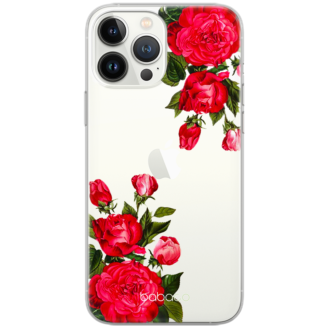 Ochranný kryt na iPhone 15 - Babaco, Flowers 007