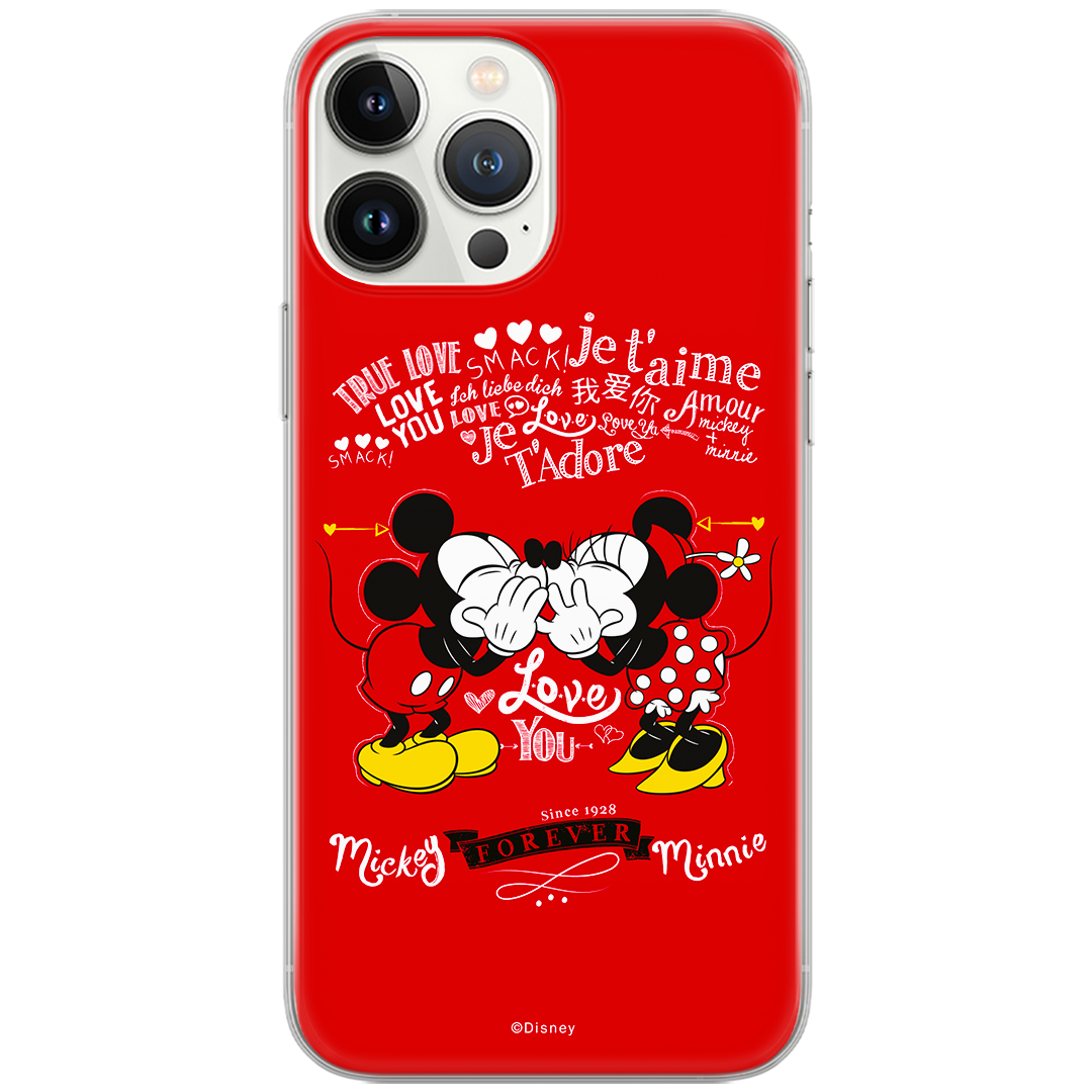 Ochranný kryt na iPhone 15 - Disney, Mickey & Minnie 005