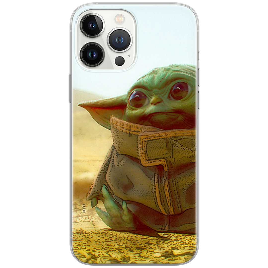 Ochranný kryt na iPhone 15 Pro - Star Wars, Baby Yoda 003