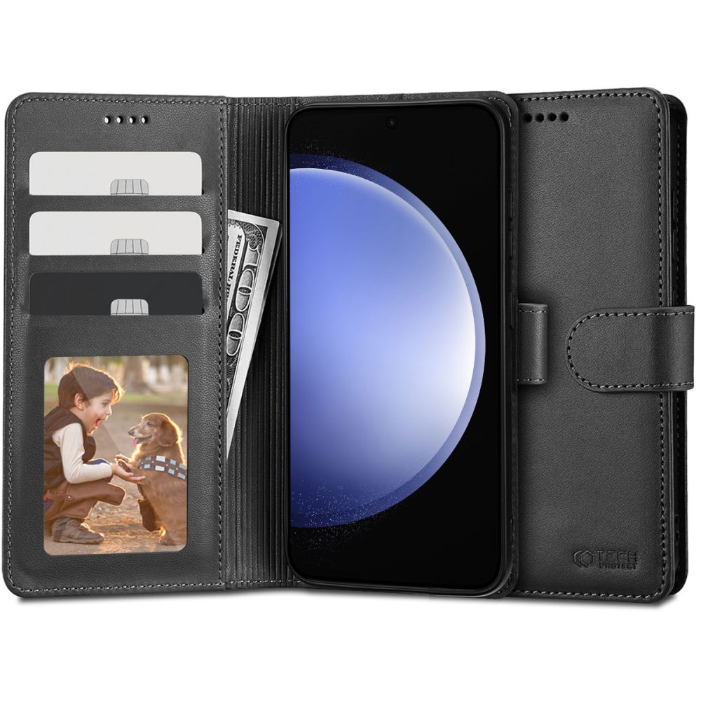 Ochranné pouzdro pro Samsung GALAXY S23 FE - Tech-Protect, Wallet Black
