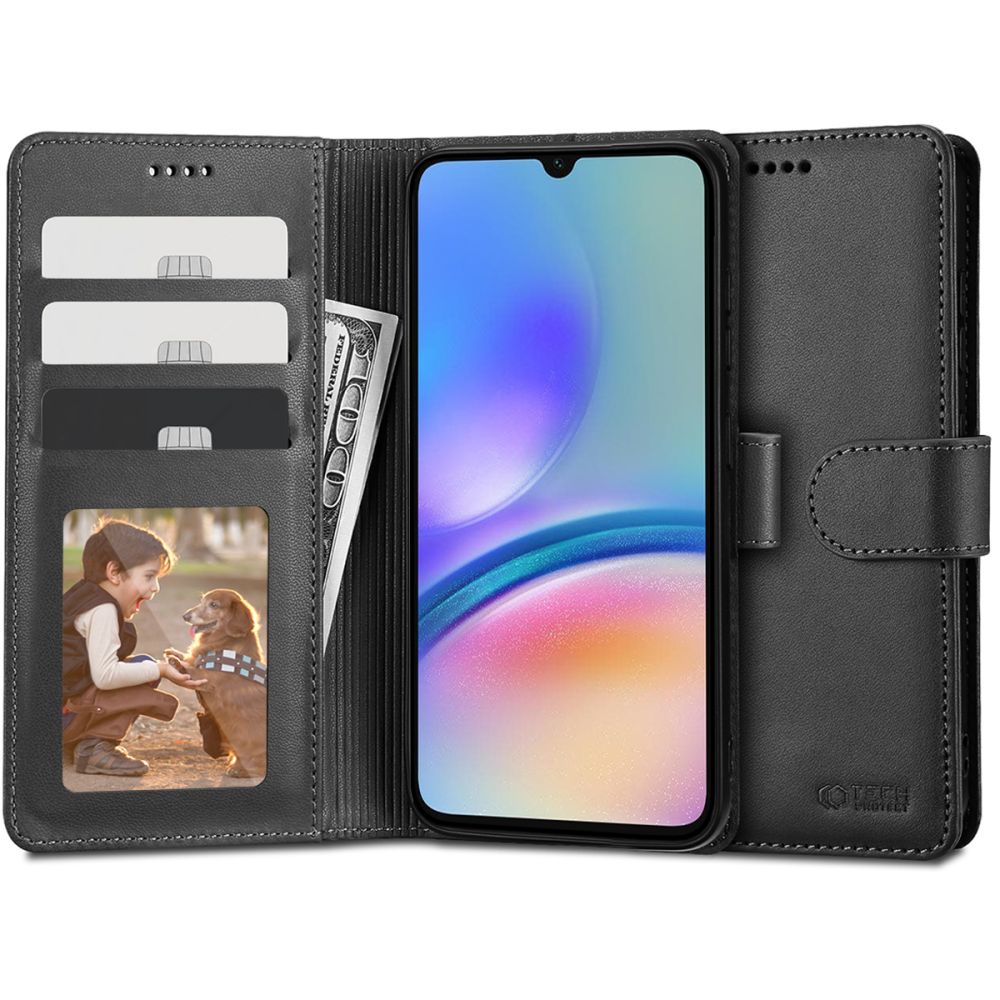 Ochranné pouzdro pro Samsung Galaxy A05S - Tech-Protect, Wallet Black