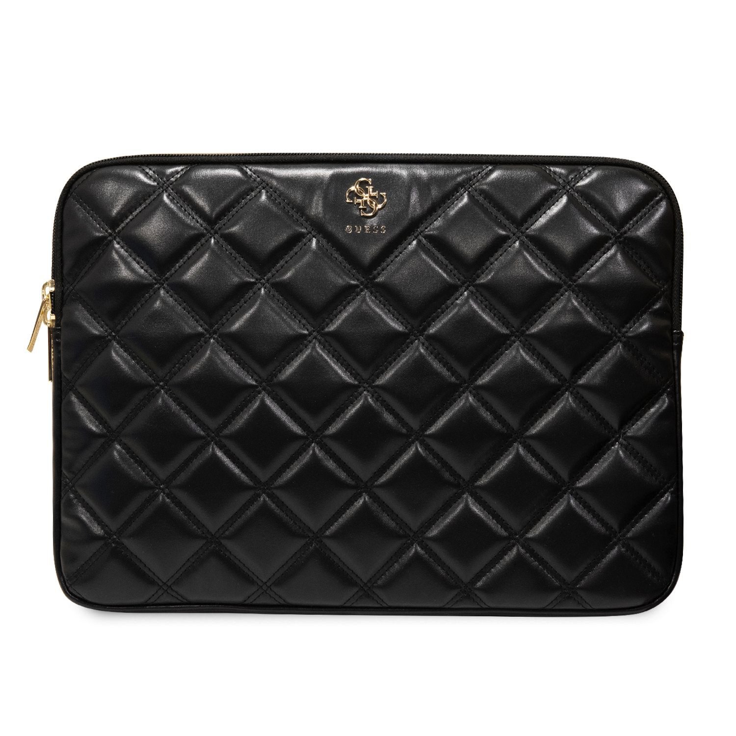 Pouzdro na notebook - Guess, 13-14 Quilted 4G Metal Logo Black