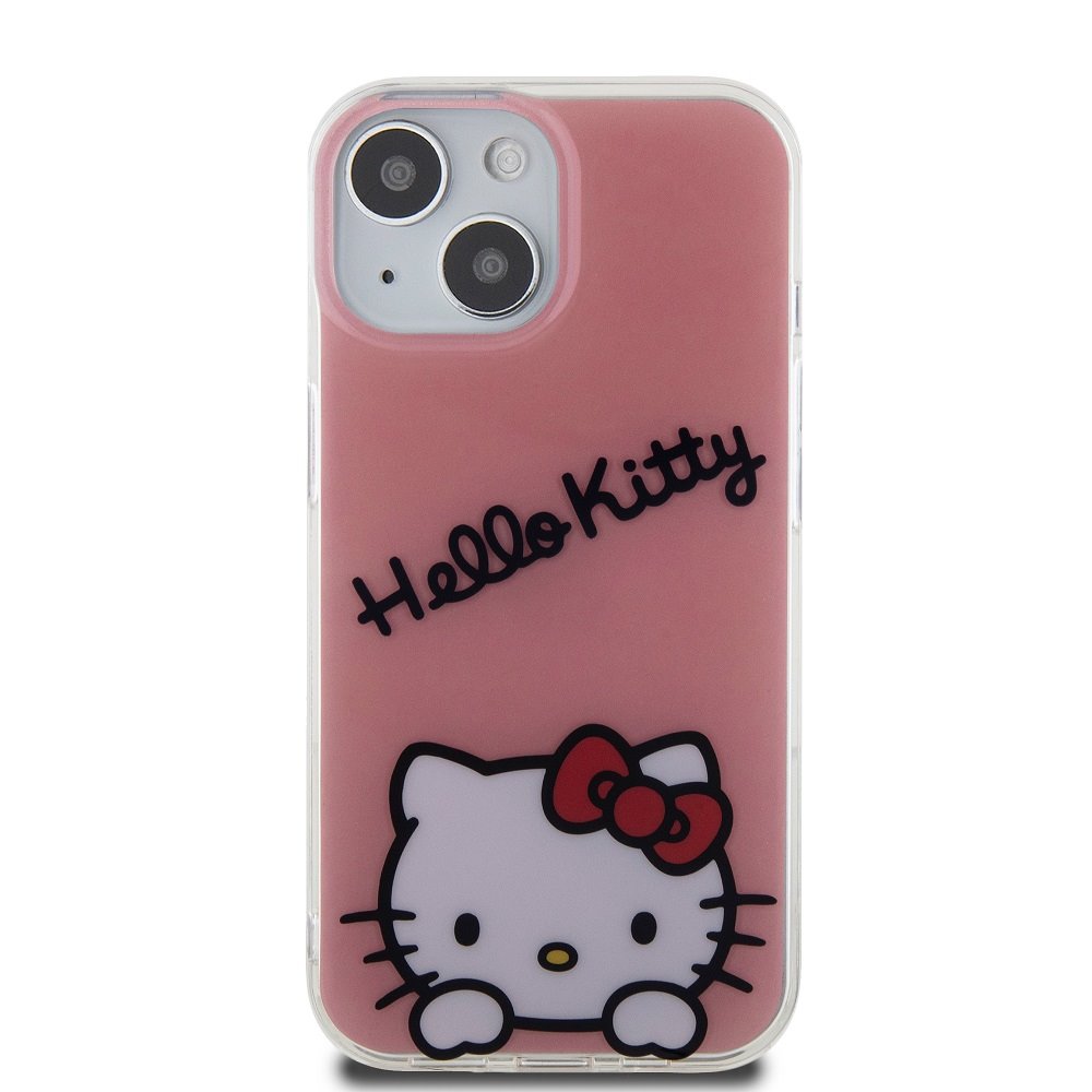 Ochranný kryt na iPhone 15 - Hello Kitty, IML Daydreaming Logo Pink