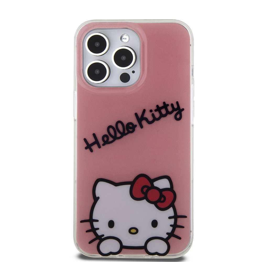 Ochranný kryt na iPhone 13 Pro - Hello Kitty, IML Daydreaming Logo Pink