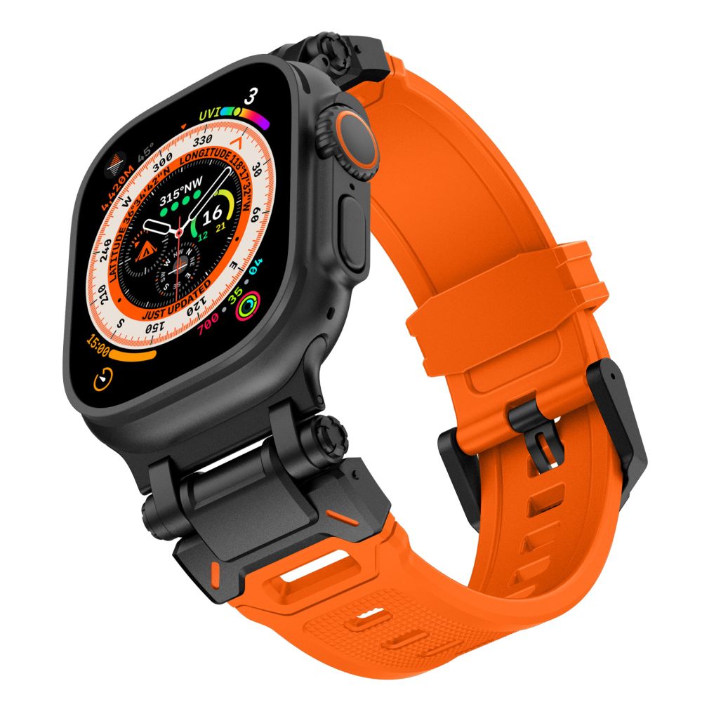 Řemínek na Apple Watch 42mm / 44mm / 45mm / 49mm - Tech-Protect, Delta Pro Orange