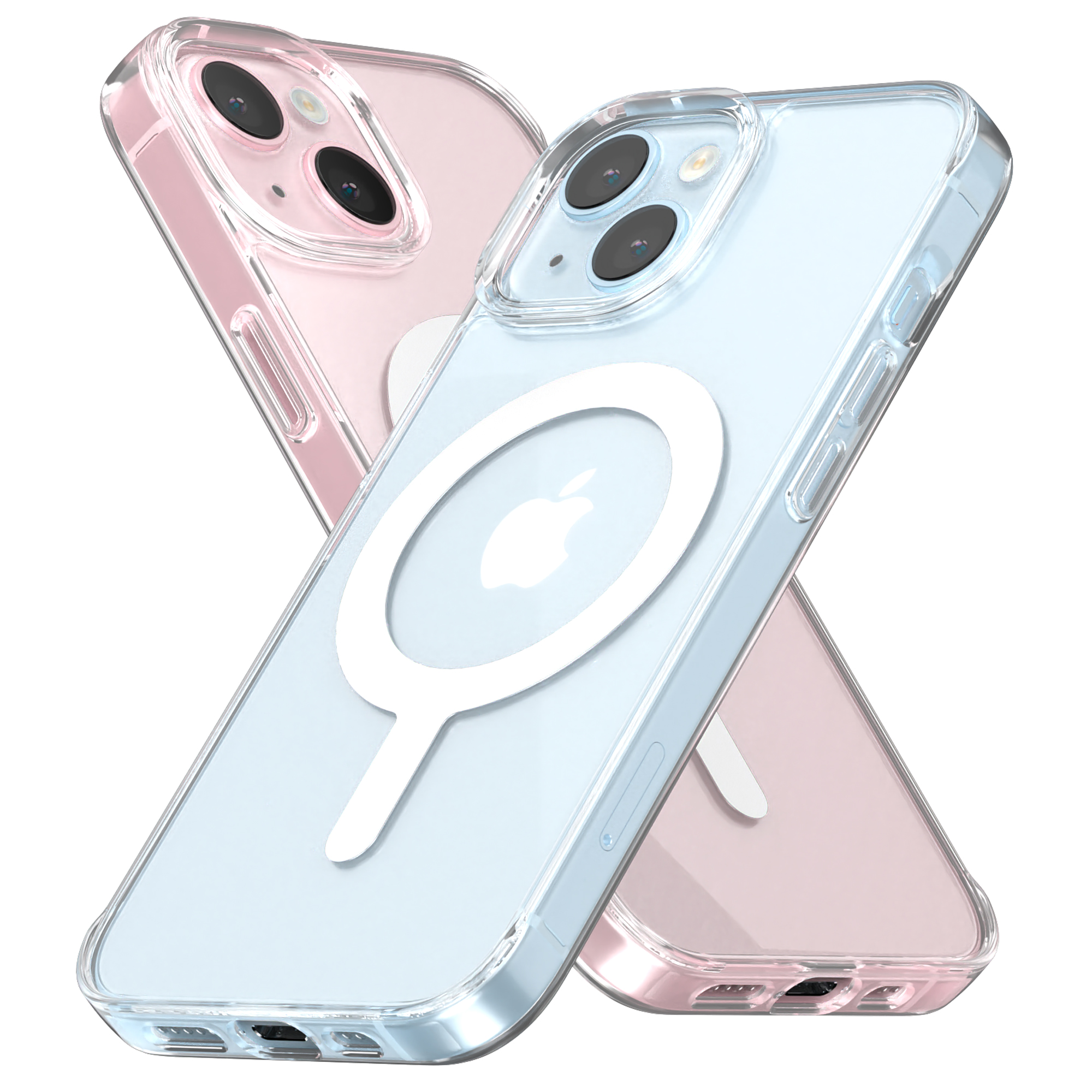 Ochranný kryt na iPhone 15 - Mercury, JelHard MagSafe Transparent