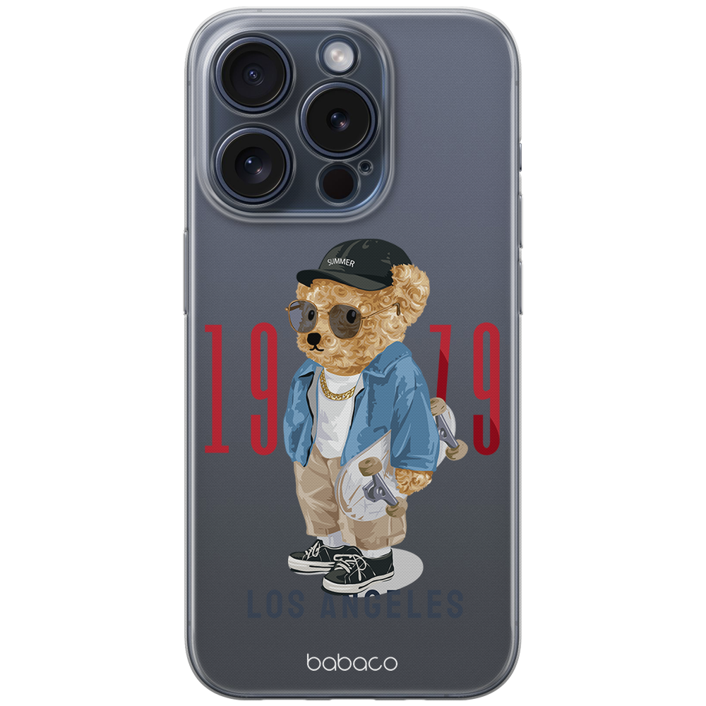 Ochranný kryt na iPhone 12 Pro MAX - Babaco, Teddy Los Angeles 001