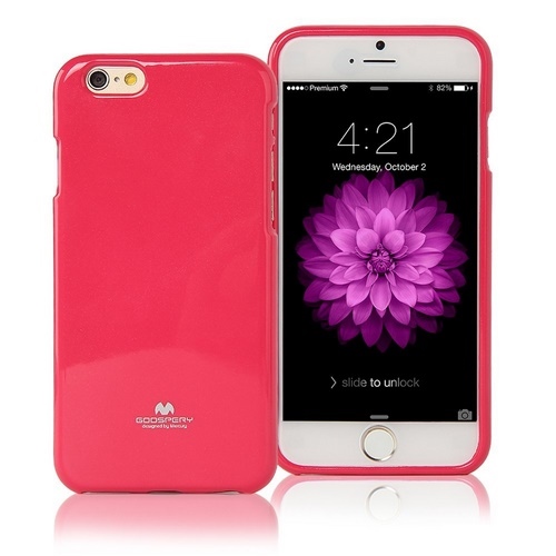 Pouzdro / kryt pro Apple iPhone 6 / 6S - Mercury, Jelly Case Hotpink