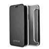 Pouzdro / kryt pro iPhone X - Guess, Iridescent Black Book