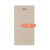 Pouzdro / kryt pro iPhone 6 / 6S - Mercury, Romance Diary GREY/ORANGE