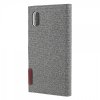 Pouzdro / kryt pro iPhone XS / X - Mercury, Milano Diary GREY/WINE