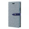 Pouzdro / kryt pro iPhone XS / X - Mercury, Milano Diary BLUE/BLUE