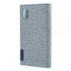 Pouzdro / kryt pro iPhone XS / X - Mercury, Milano Diary BLUE/BLUE
