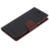 Pouzdro / kryt pro iPhone XS / X - Mercury, Fancy Diary BLACK/BROWN