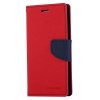 Pouzdro / kryt pro iPhone XS / X - Mercury, Fancy Diary RED/NAVY