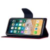 Pouzdro / kryt pro iPhone XS / X - Mercury, Fancy Diary RED/NAVY