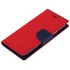 Pouzdro / kryt pro iPhone XS / X - Mercury, Fancy Diary RED/NAVY
