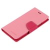 Pouzdro / kryt pro iPhone XS / X - Mercury, Fancy Diary PINK/HOTPINK