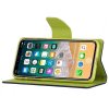 Pouzdro / kryt pro iPhone XS / X - Mercury, Fancy Diary NAVY/LIME