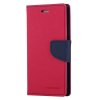 Pouzdro / kryt pro iPhone XS / X - Mercury, Fancy Diary HOTPINK/NAVY