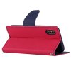 Pouzdro / kryt pro iPhone XS / X - Mercury, Fancy Diary HOTPINK/NAVY