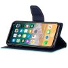 Pouzdro / kryt pro iPhone XS / X - Mercury, Fancy Diary MINT/NAVY