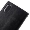 Pouzdro / kryt pro iPhone XS / X - Mercury, Bravo Diary BLACK