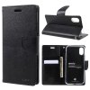 Pouzdro / kryt pro iPhone XS / X - Mercury, Bravo Diary BLACK
