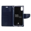 Pouzdro / kryt pro iPhone XS / X - Mercury, Bravo Diary NAVY