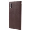 Pouzdro / kryt pro iPhone XS / X - Mercury, Bravo Diary BROWN