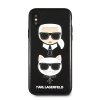 Ochranný kryt pro iPhone XS / X - Karl Lagerfeld, Choupette Black