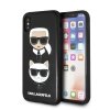 Ochranný kryt pro iPhone XS / X - Karl Lagerfeld, Choupette Black