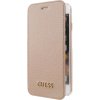 Pouzdro / kryt pro iPhone 5 / 5S / SE - Guess, Iridescent Book Pink