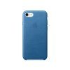 Ochranný kryt pro iPhone 7 - Apple, Leather Case Sea Blue