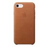 Ochranný kryt pro iPhone 7 - Apple, Leather Case Saddle Brown
