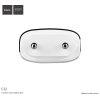 Nabíjecí AC adaptér pro iPhone a iPad - Hoco, C12 Dual 2.4A White