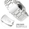 Kovový pásek / řemínek pro Apple Watch 42mm / 44mm - TECH-PROTECT, STAINLESS SILVER