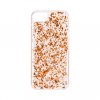 Ochranný kryt pro iPhone 5 / 5S / SE - FLAVR, FLAKES ROSE GOLD