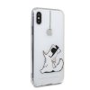 Ochranný kryt pro iPhone 7 PLUS / 8 PLUS - Karl Lagerfeld, Choupette Fun-Cord