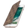 Pouzdro / kryt pro iPhone 8 / 7 / 6S / 6 - Guess, Charms 4G Brown Book