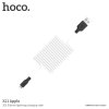 Kabel Lightning pro iPhone a iPad - Hoco, X21 Silicone Black/White