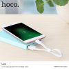 Kabel Lightning pro iPhone a iPad - Hoco, U34 White 25cm