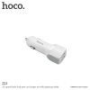 Auto-nabíječka pro iPhone a iPad - Hoco, Z23 Grand 2.4A + Lightning kabel
