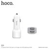 Auto-nabíječka pro iPhone a iPad - Hoco, Z23 Grand 2.4A + Lightning kabel