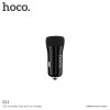 Auto-nabíječka pro iPhone a iPad - Hoco, Z21 Ascender 3.4A Black