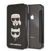 Ochranný kryt / pouzdro pro iPhone XR - Karl Lagerfeld, Choupette Black Book