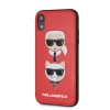Ochranný kryt pro iPhone XR - Karl Lagerfeld, Choupette Red Back