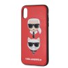 Ochranný kryt pro iPhone XR - Karl Lagerfeld, Choupette Red Back