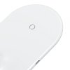 Bezdrátová rychlá nabíječka pro iPhone a Apple Watch - BASEUS, SMART 2IN1 WHITE